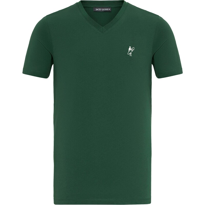 Jacey Quinn Tričko zelená / biela 54381054