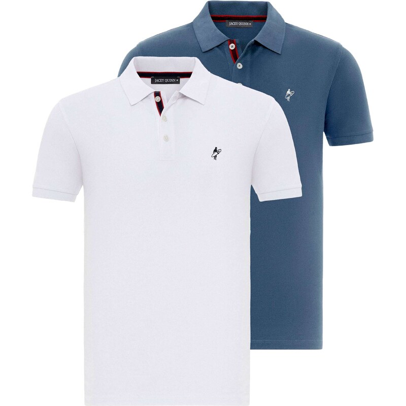 Jacey Quinn Tričko modrá / biela 54381175