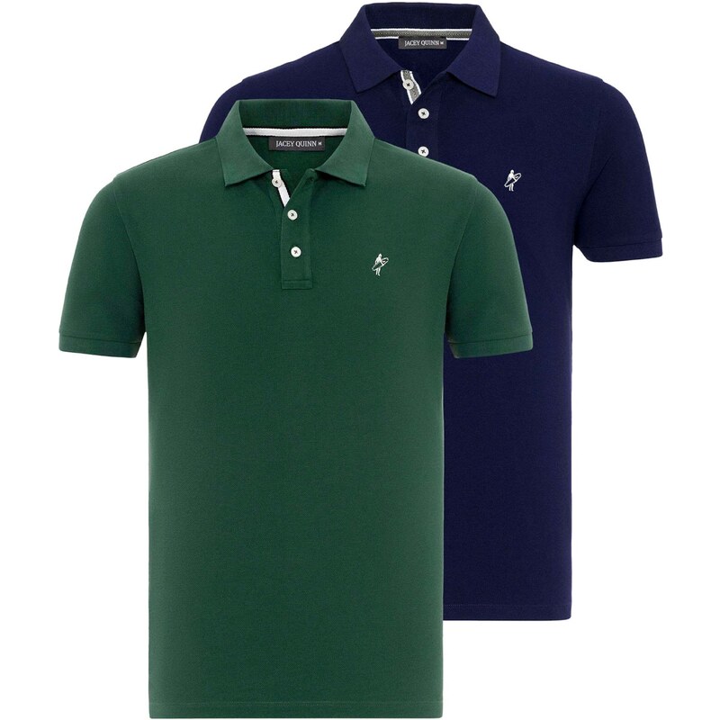 Jacey Quinn Tričko námornícka modrá / tmavozelená 54381438