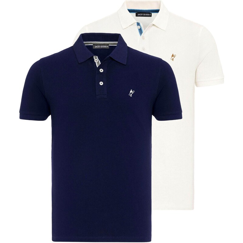 Jacey Quinn Tričko námornícka modrá / biela 54381458