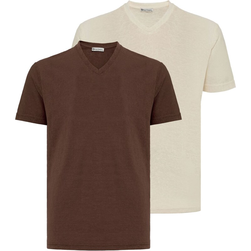 Dandalo Tričko nebielená / hnedá 54381381