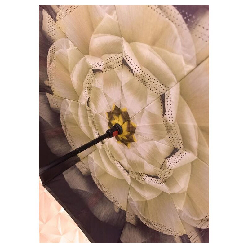 JOHN-C Čierny dáždnik FLOW 2 54171314