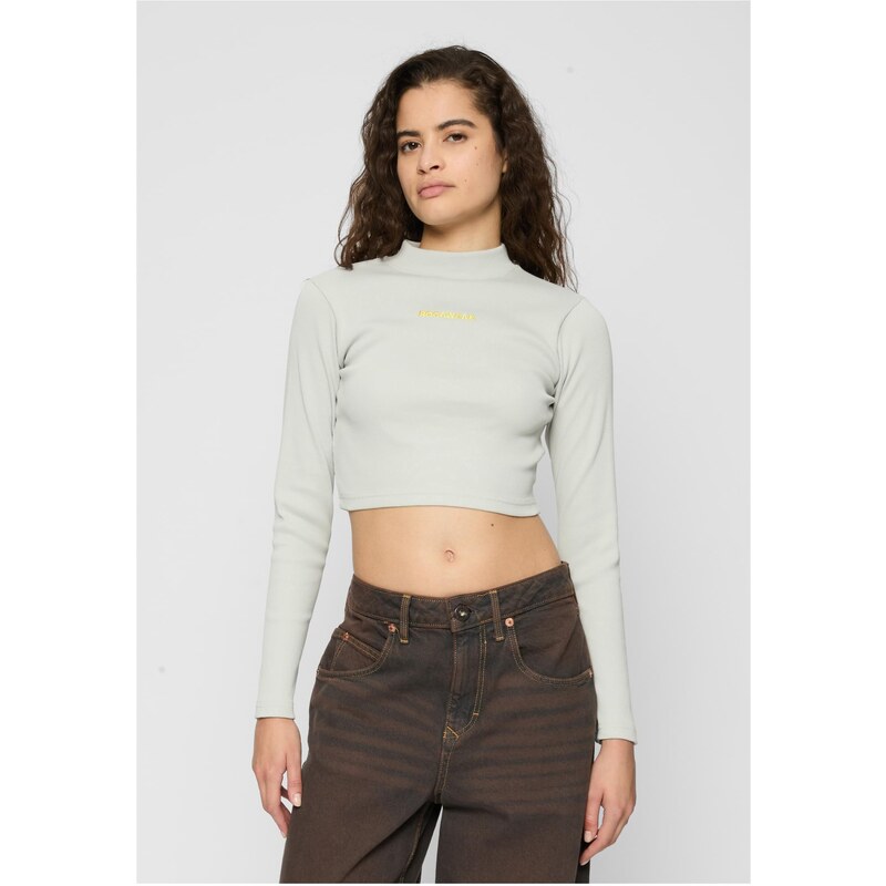 Rocawear sivý crop top s dlhým rukávom 50676649