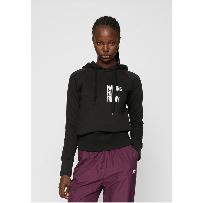 Mister Tee Ladies Waiting For Friday Hoody Black 50685475