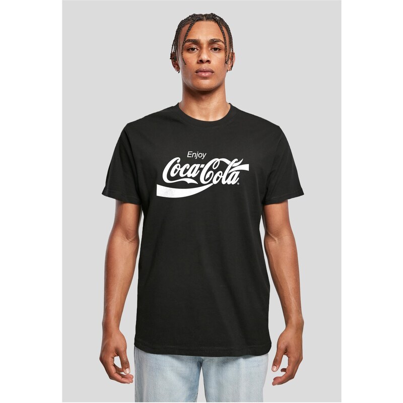 Merchcode Mens T-shirt with Coca Cola logo black 54177849