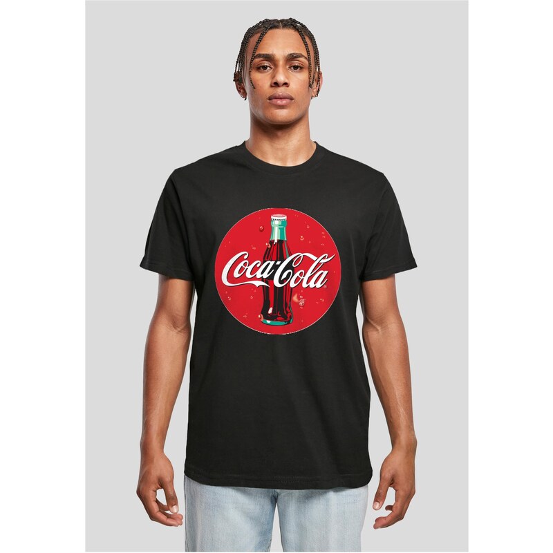 Merchcode Mens T-shirt Logo Coca Cola Bottle black 54177863