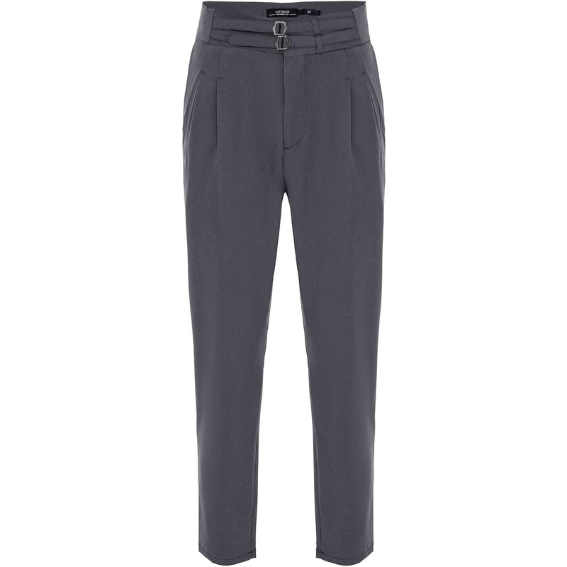 Antioch Plisované nohavice tmavosivá 54346623