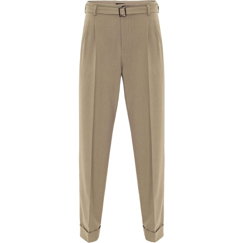 Antioch Plisované nohavice kaki 54346530