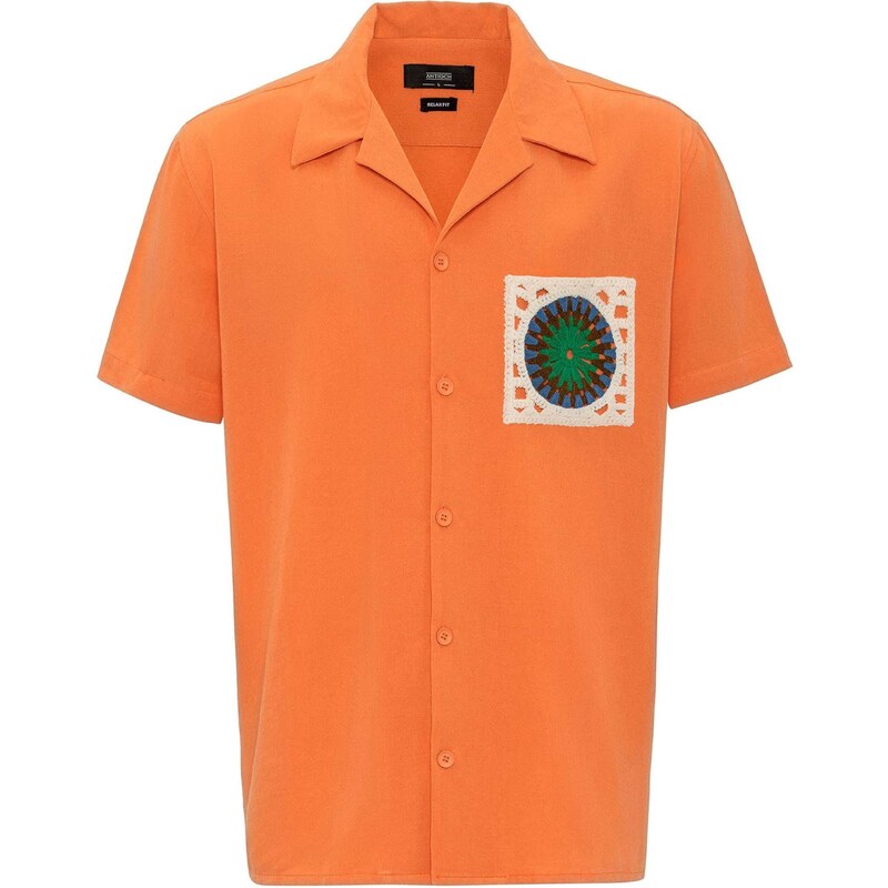 Antioch Košeľa modrá / hnedá / zelená / oranžová / biela ako vlna 54346684