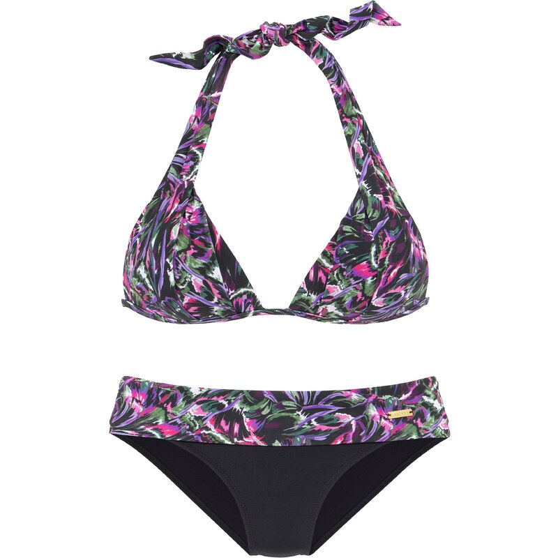 LASCANA Bikinový top zelená / fialová / svetloružová / čierna 54363593