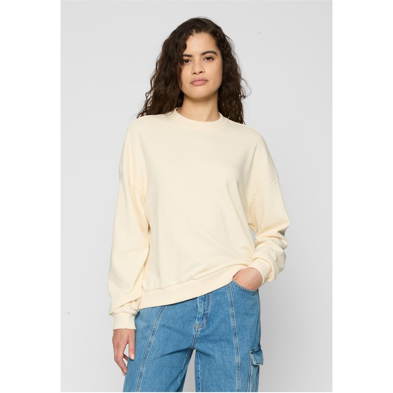 Urban Classics Womens Light Terry sweatshirt - cream 51510075