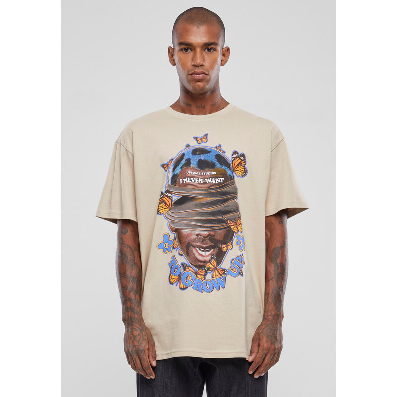 Mister Tee Mens T-shirt Grow Up Oversize Cream 54177932