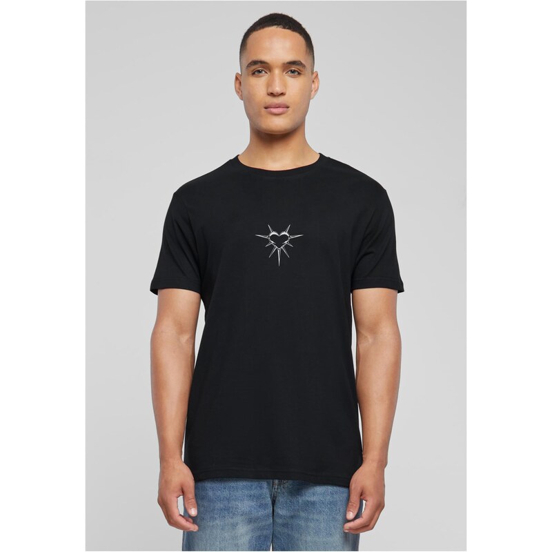 Mister Tee Mens T-shirt Spike Heart EMB black 54193569