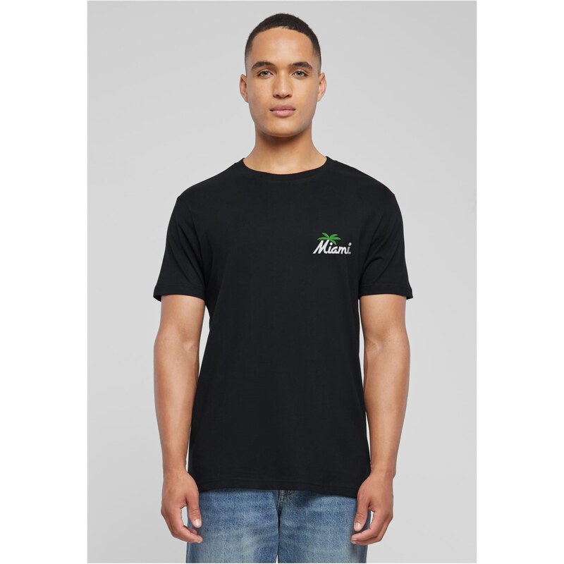 Mister Tee Mens T-shirt Miami Palm Tree EMB black 54193627