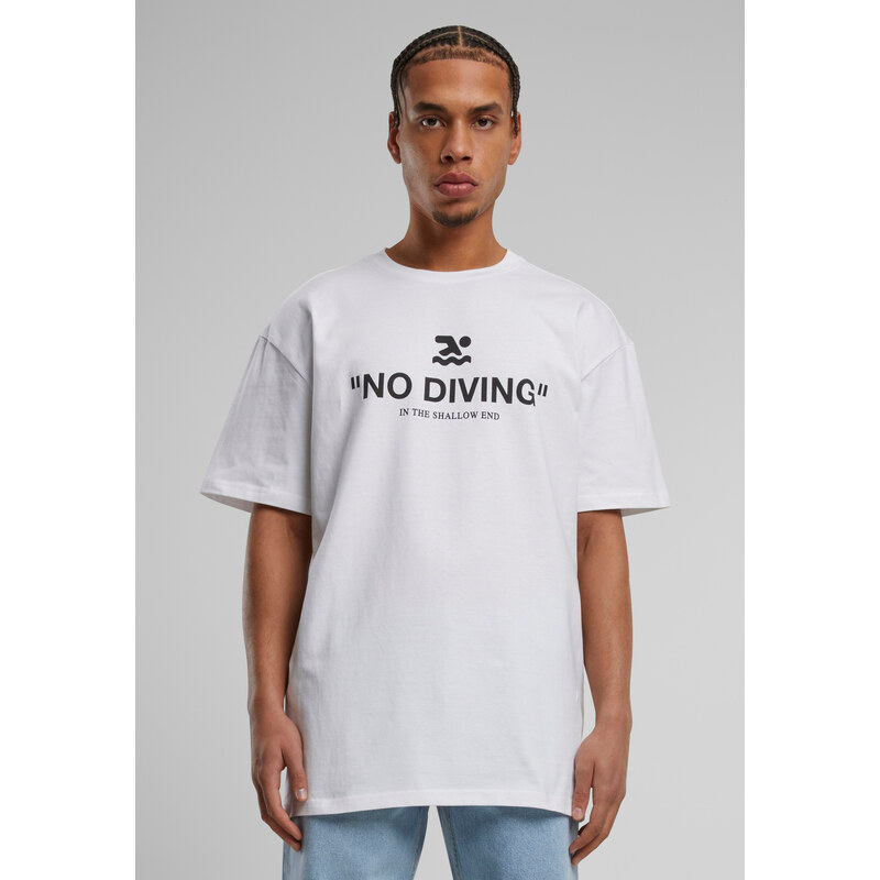 Mister Tee Mens T-shirt No Diving white 54193663