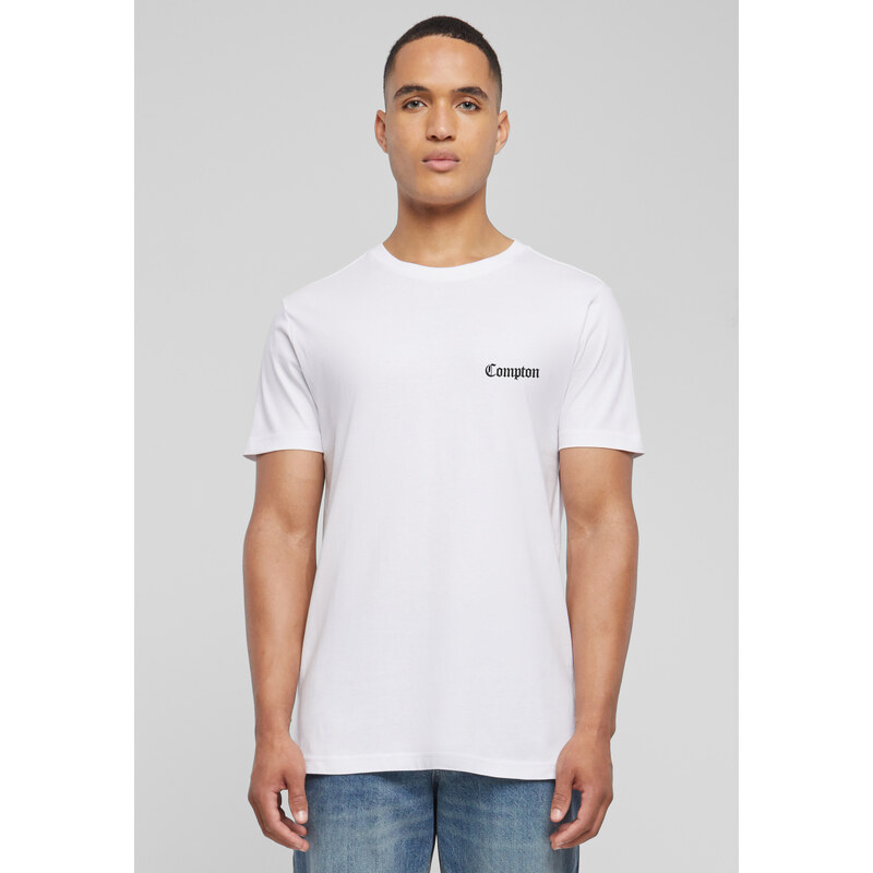 Mister Tee Mens T-shirt Compton EMB white 54193636