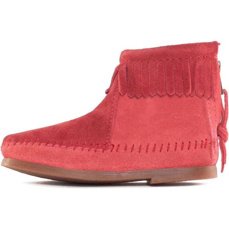 Minnetonka Čižmy tmavoružová 54353483