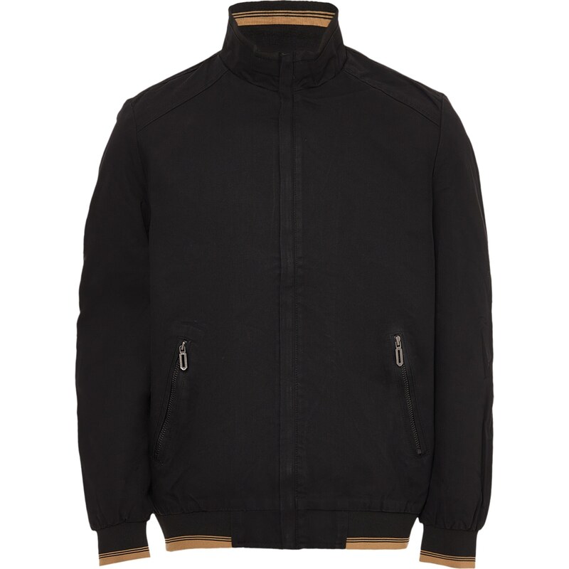 BRAELYN Prechodná bunda karamelová / čierna 66807682