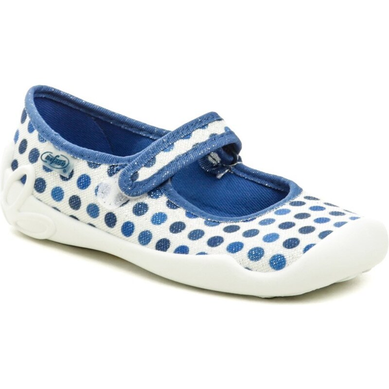 Befado 114y495 modro biele detské baleríny 54209970