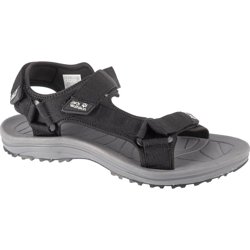 Tmavosivé pánske sandále Jack Wolfskin Wave Breaker Sandal M 4052011 54210751