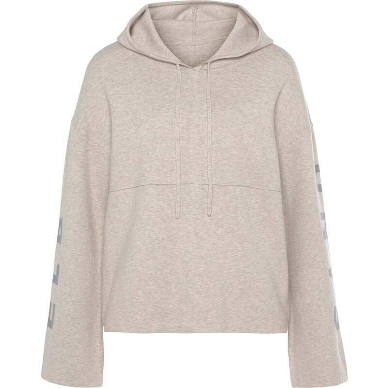 Elbsand Mikina béžová melírovaná / sivá 54343192
