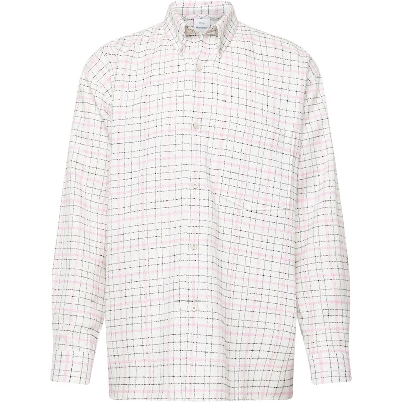 Won Hundred Košeľa ružová / čierna / biela ako vlna 54380369