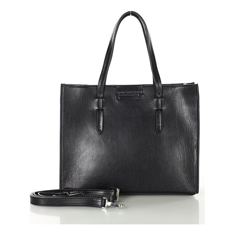 MARCO MAZZINI Dámska luxusná kabelka z prémiovej kože | čierna G12152a 54220600