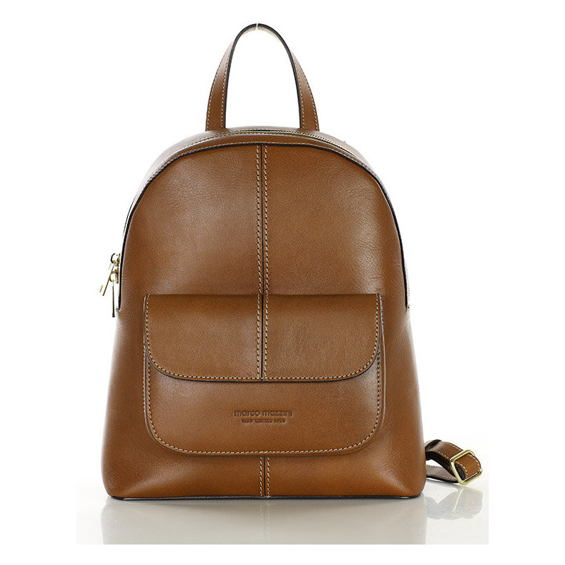 MARCO MAZZINI Elegantný dámsky kožený batoh | hnedá G11741a 54220603