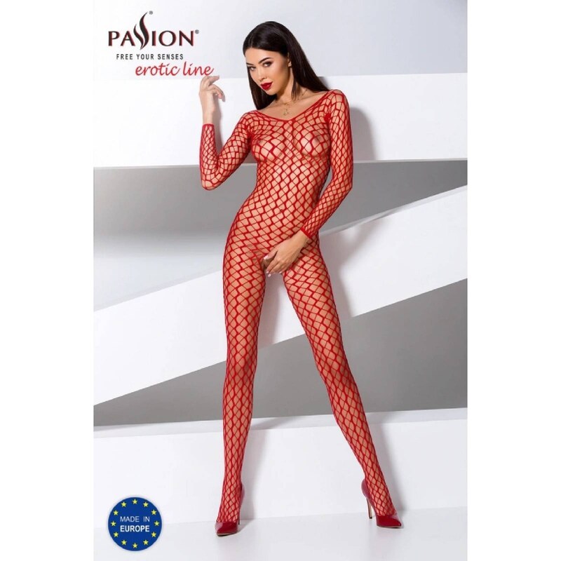 Passion BS068 red - Bodystocking 54419582