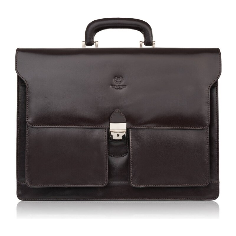Kožená pánská taška / aktovka Paolo Peruzzi T-122 54345051