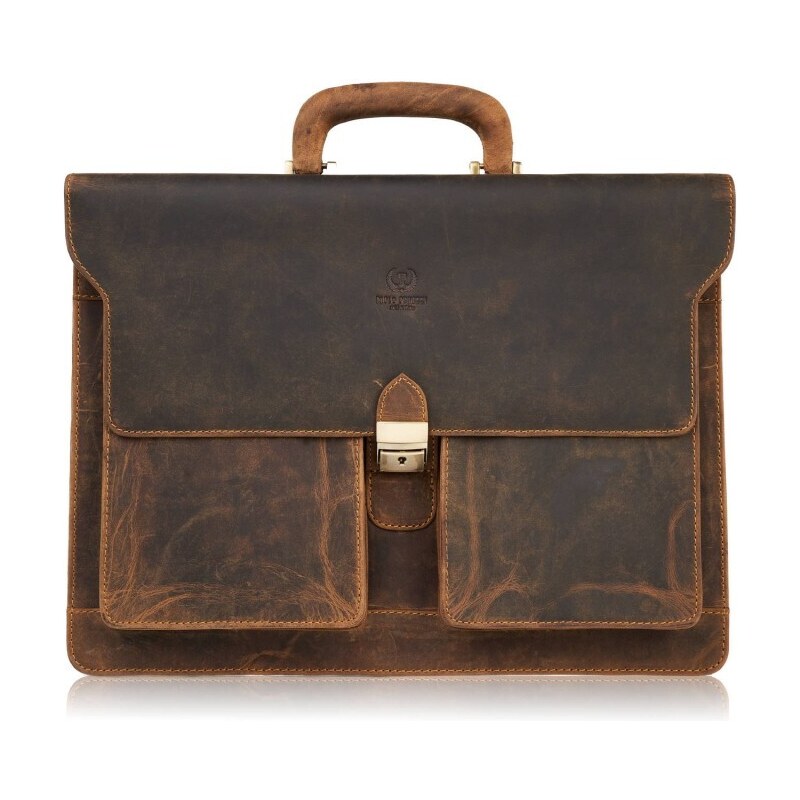 Kožená pánská taška / aktovka Paolo Peruzzi T-122 54345052