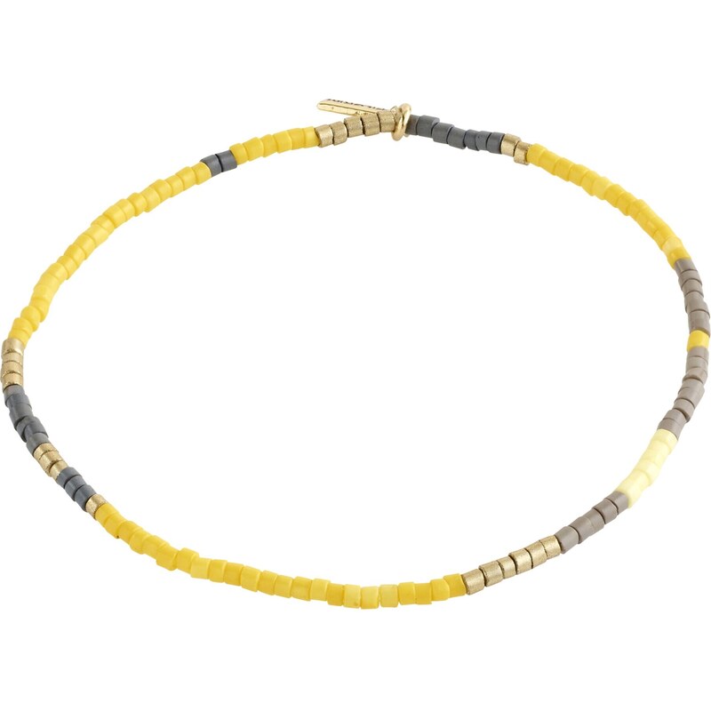 Pilgrim Náramok Alison žltá / zlatá / sivá 54287898