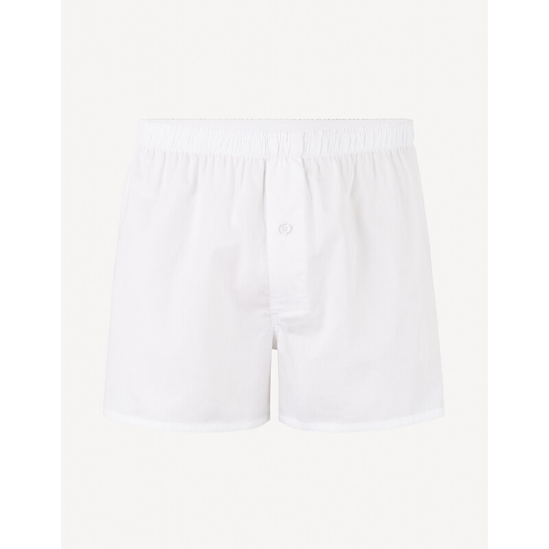 Biele pánske trenírky Celio Jiwosolid 54805854