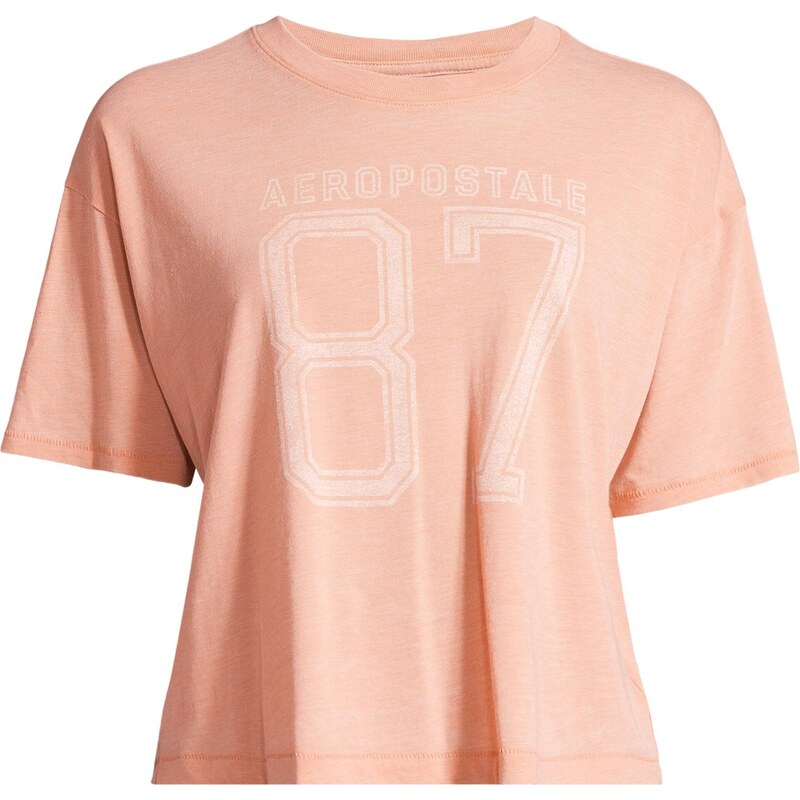 AÉROPOSTALE Tričko oranžová / pastelovo oranžová 54317405