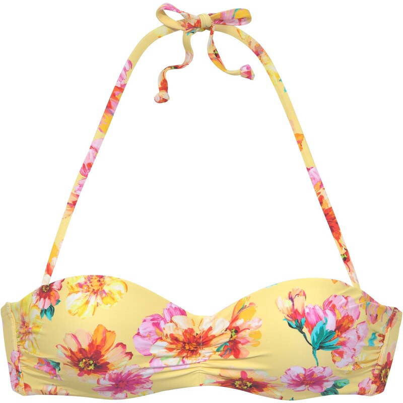 SUNSEEKER Bikinový top tyrkysová / žltá / ružová / biela 66857900
