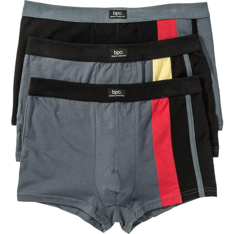 bonprix Boxerky (3 ks) s pohodlným pásom, farba čierna 44731960