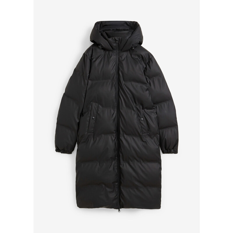 bonprix Pršiplášť v prešívanom vzhľade, nepremokavý, farba čierna 46202147