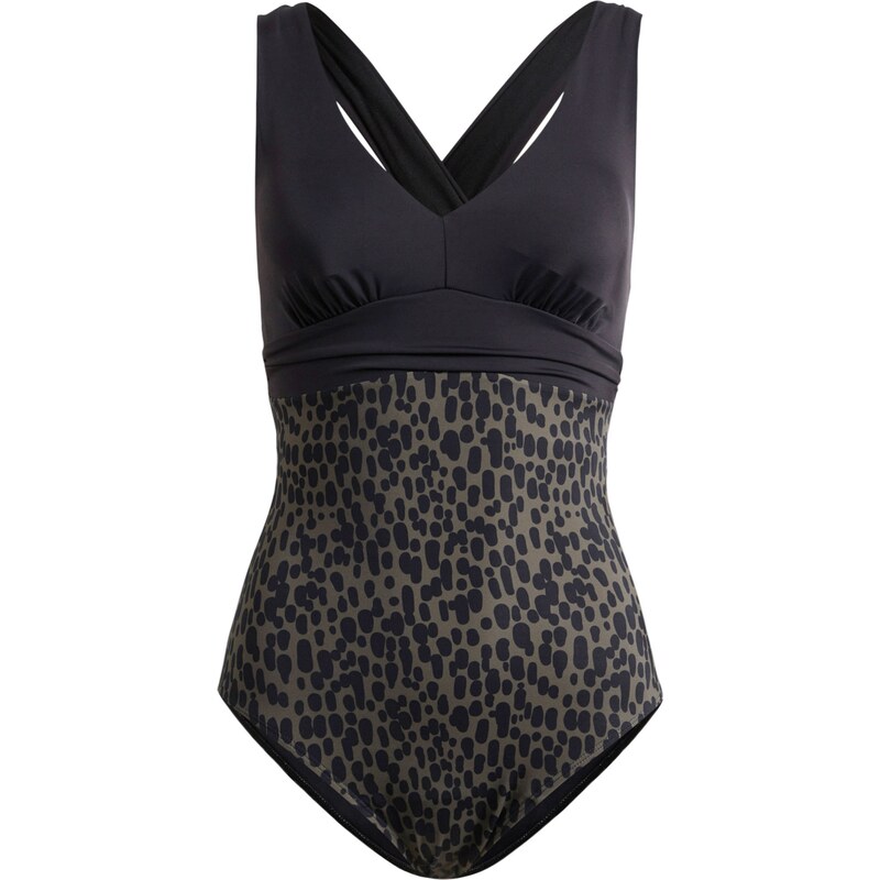 bonprix Jednodielne plavky, farba zelená 62972078