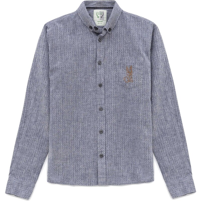 By Diess Collection Košeľa hnedá / sivá 54455718