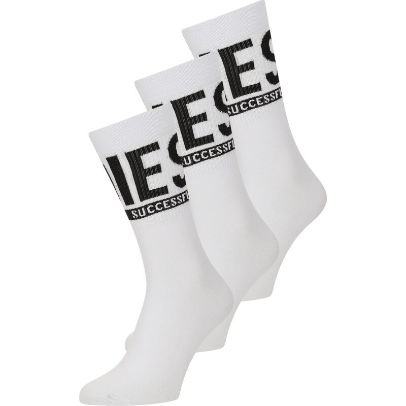 DIESEL Ponožky SKM-RAY čierna / biela 64864704