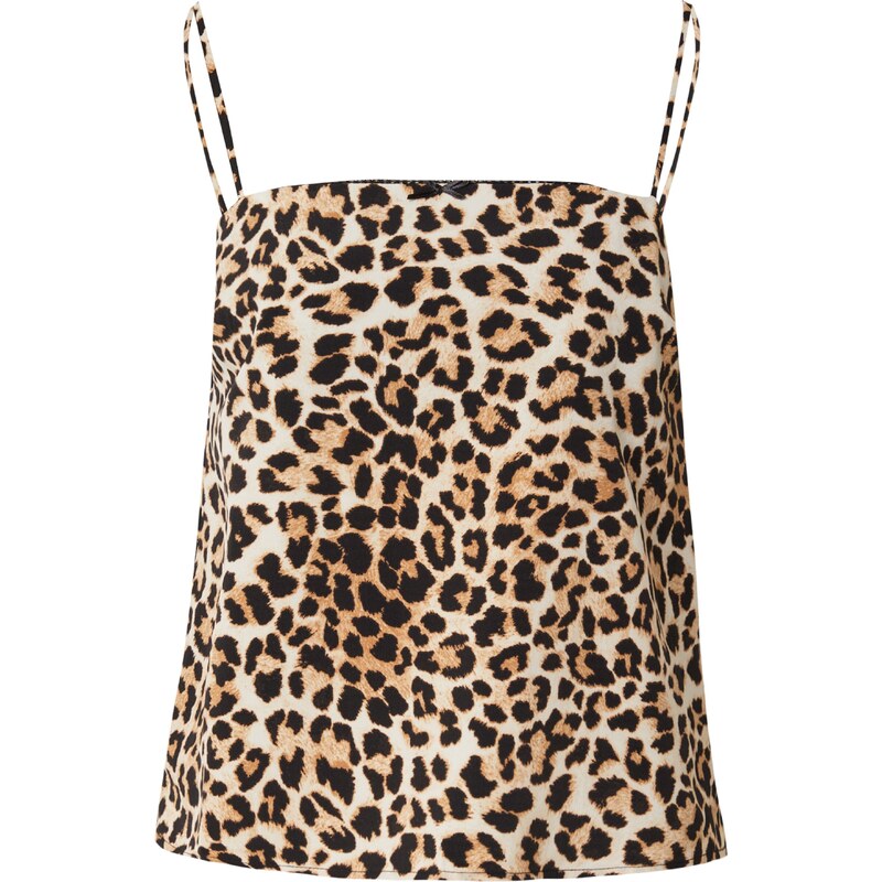 TOPSHOP Top slonová kosť / mokka / čierna 54461107