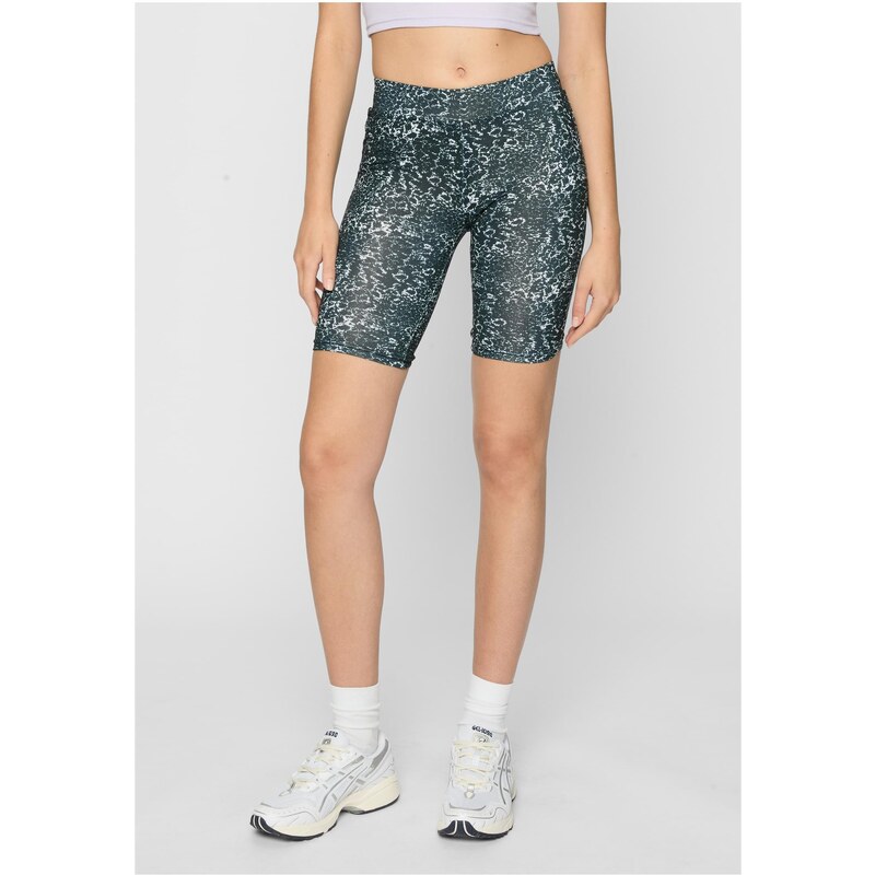 Urban Classics AOP Cycle Womens Shorts Black/White 50500932