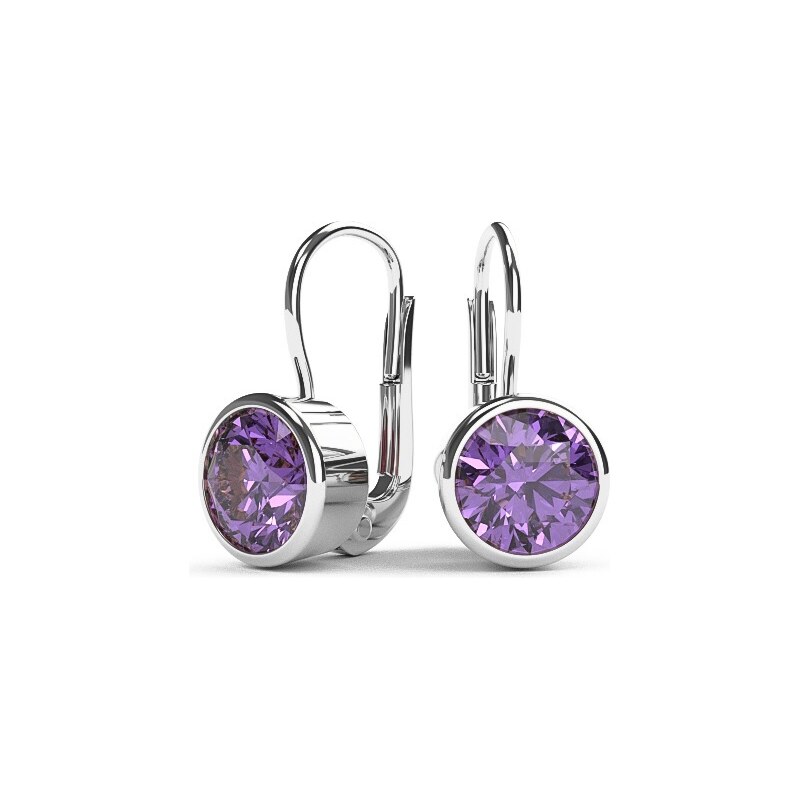 Žatecký Náušnice z bieleho zlata 2310/7F 29763618