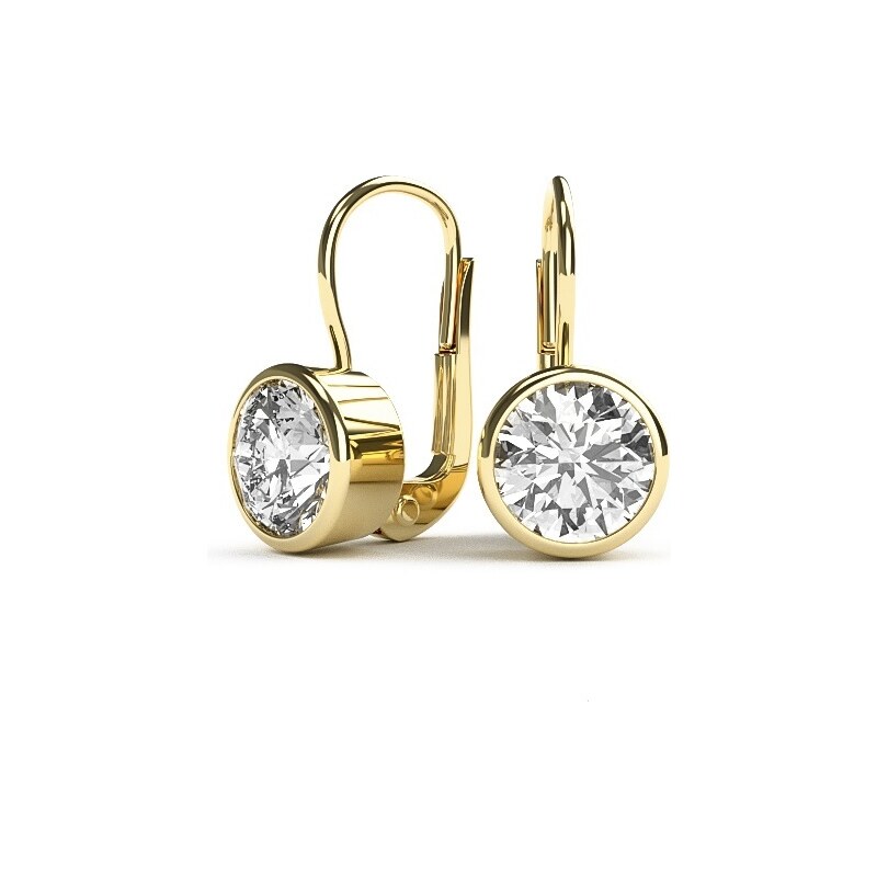 Náušnice z bieleho zlata 2310/7ZX 29841397