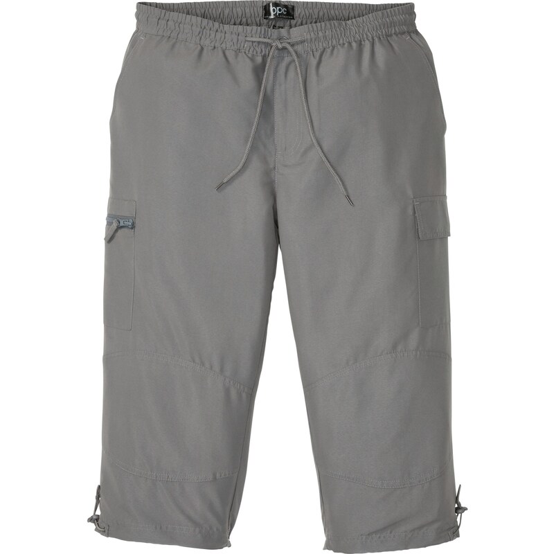 bonprix 3/4 nohavice s komfortným strihom, Regular Fit, farba šedá 44891827