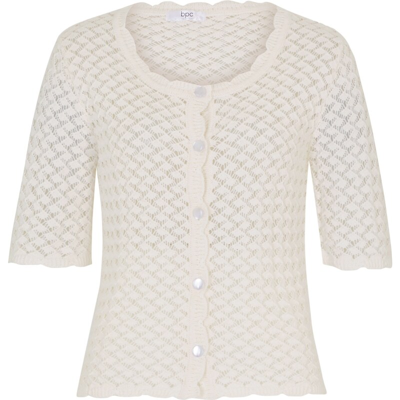 bonprix Pletený sveter, farba biela 53239981
