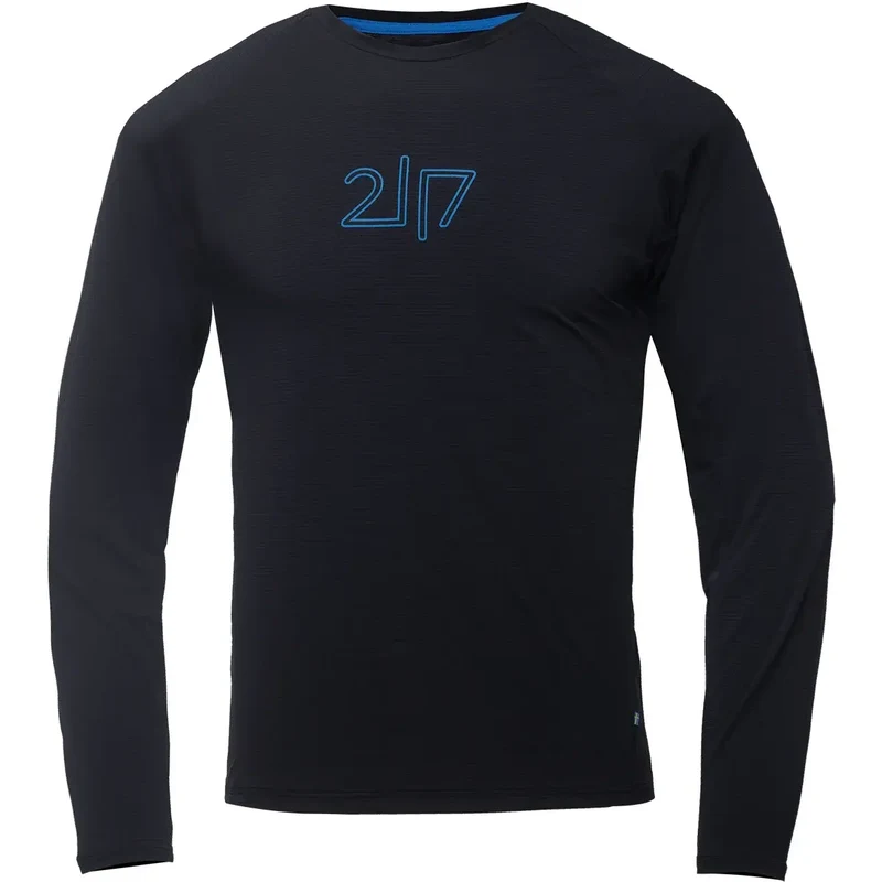 Pánske funkčné tričko s dlhým rukávom 2117 of Sweden ALKEN čierna 65074964