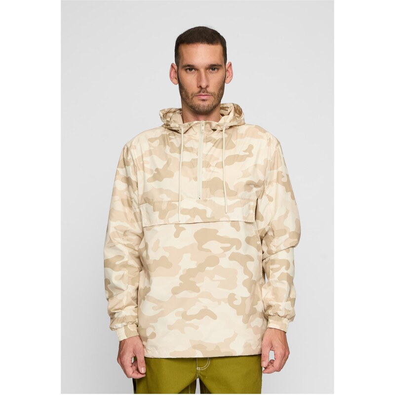 Urban Classics Camo Pull Over Windbreaker sandcamo 50507406