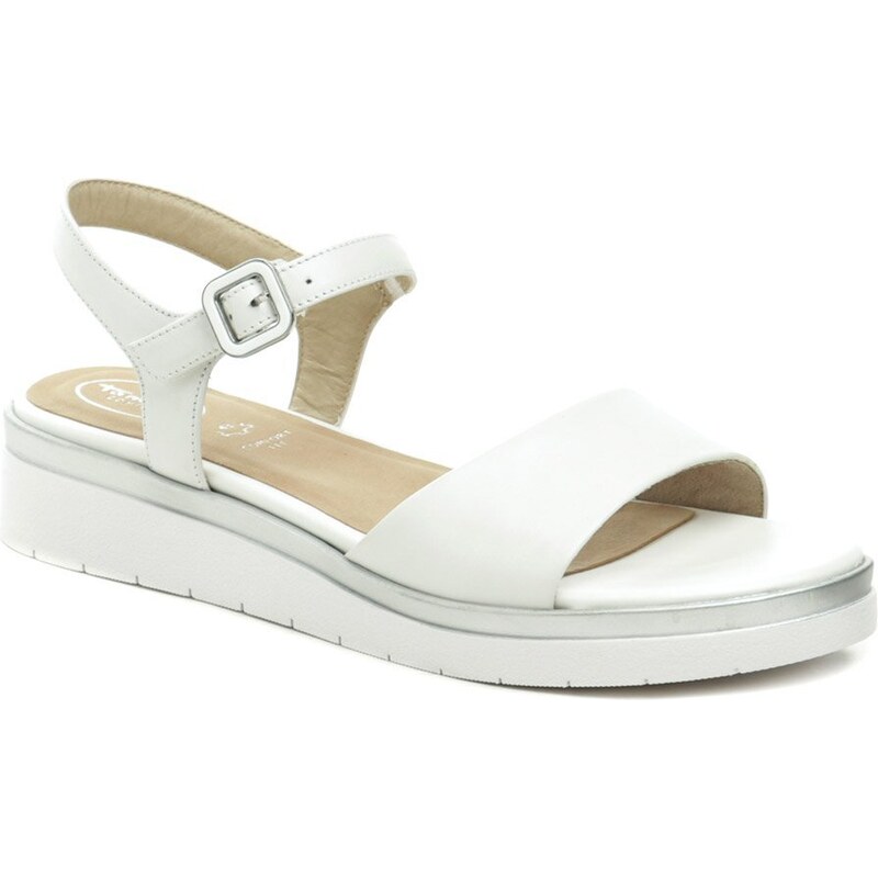 Tamaris Comfort 8-58708-42 biele dámske nadmerné sandále 54741468