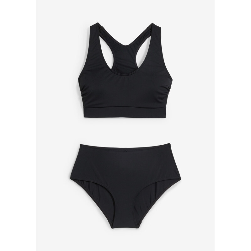 bonprix Bikiny bustier (2-dielne), farba čierna 54741819